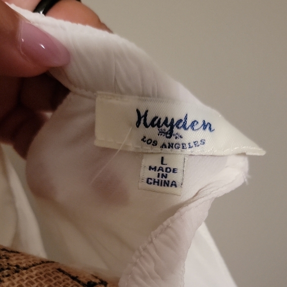 Hayden Ombre Sleeveless Tunic - White and Purple - Picture 2 of 5